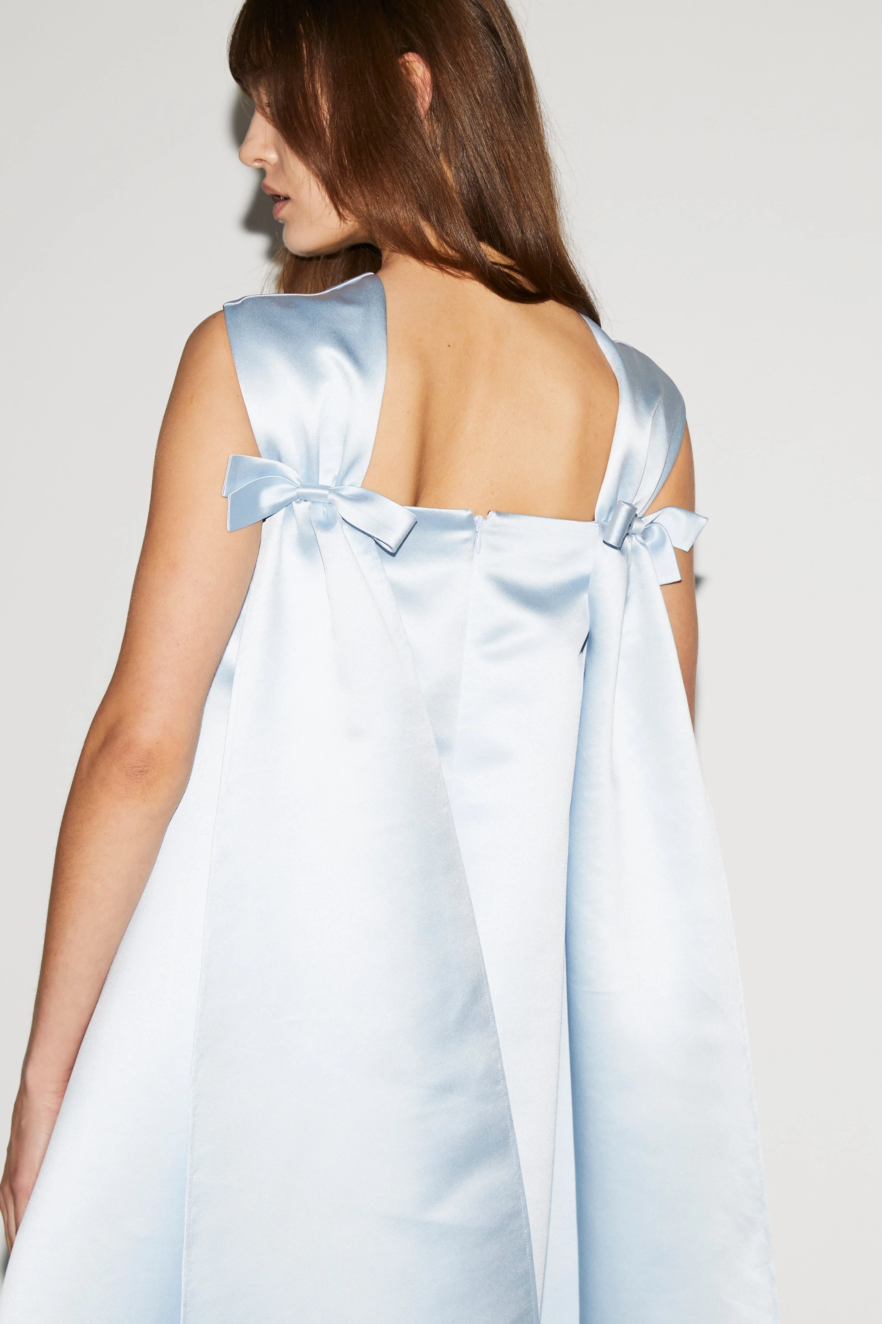 Amoret Gown Ice Blue Embroidered Duchesse - Image 6