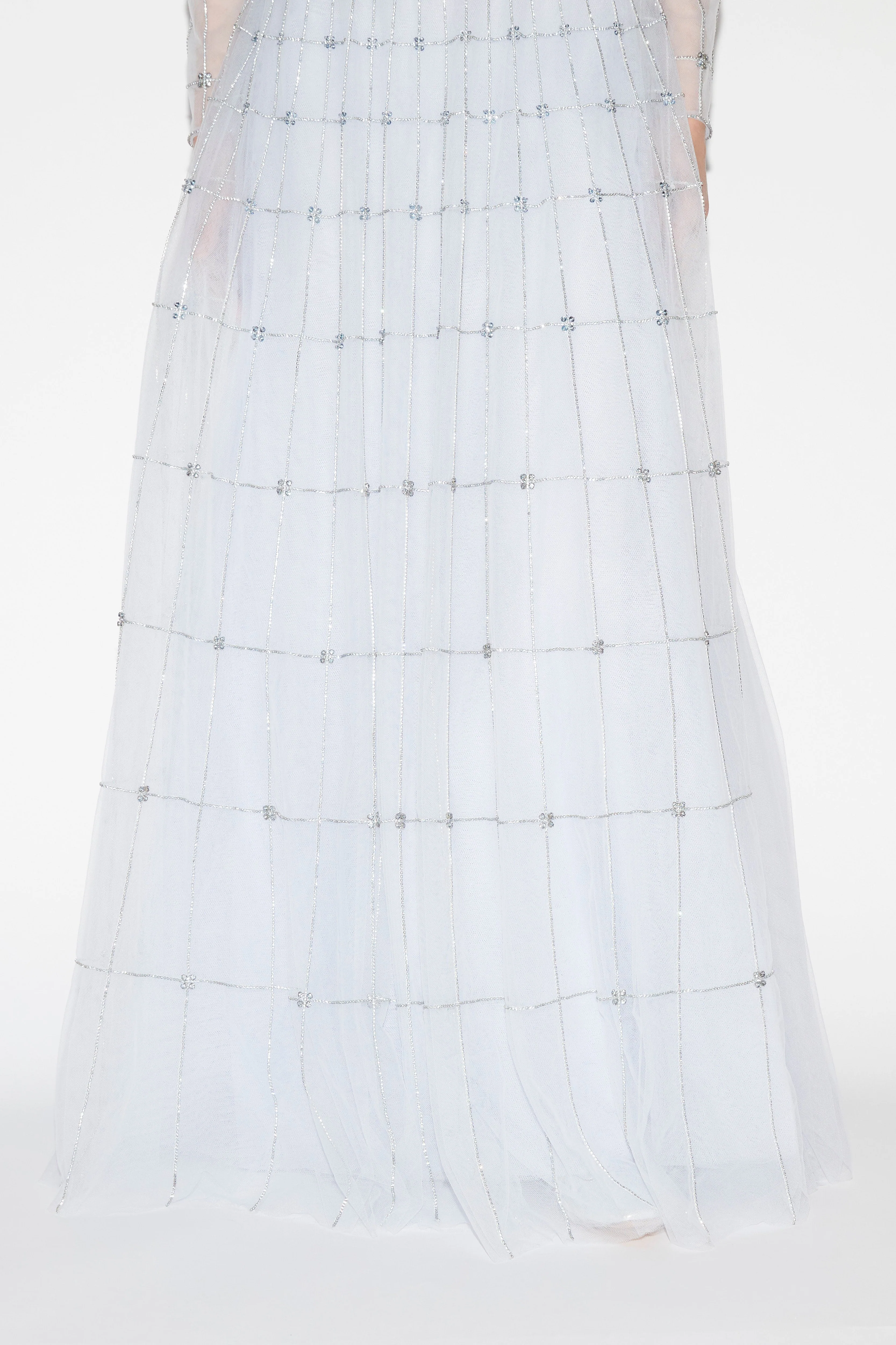 Anissa Gown Pale Blue Embellished Tulle - Image 6