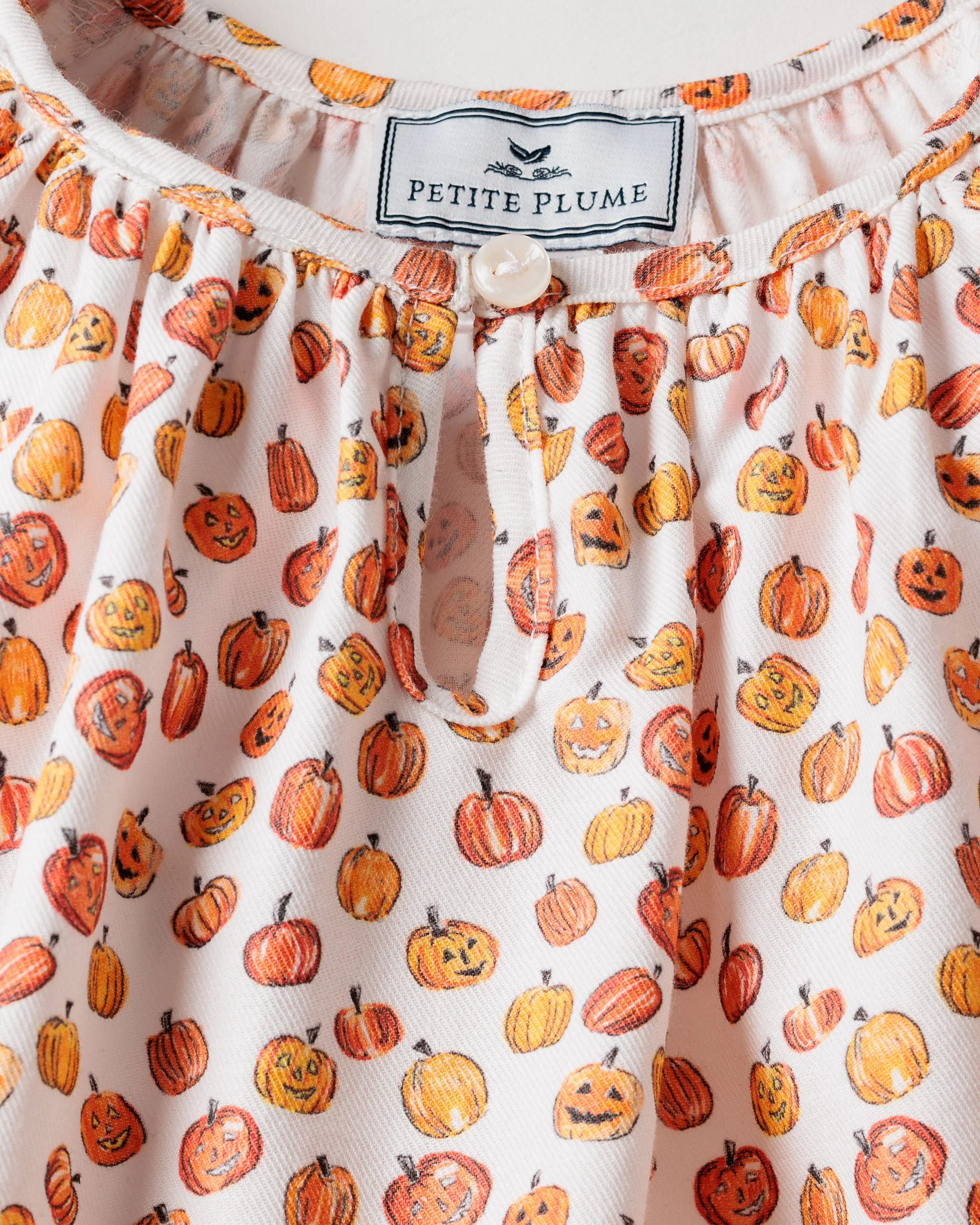 Girl’s Delphine Nightgown in Pumpkin Patch - Image 6