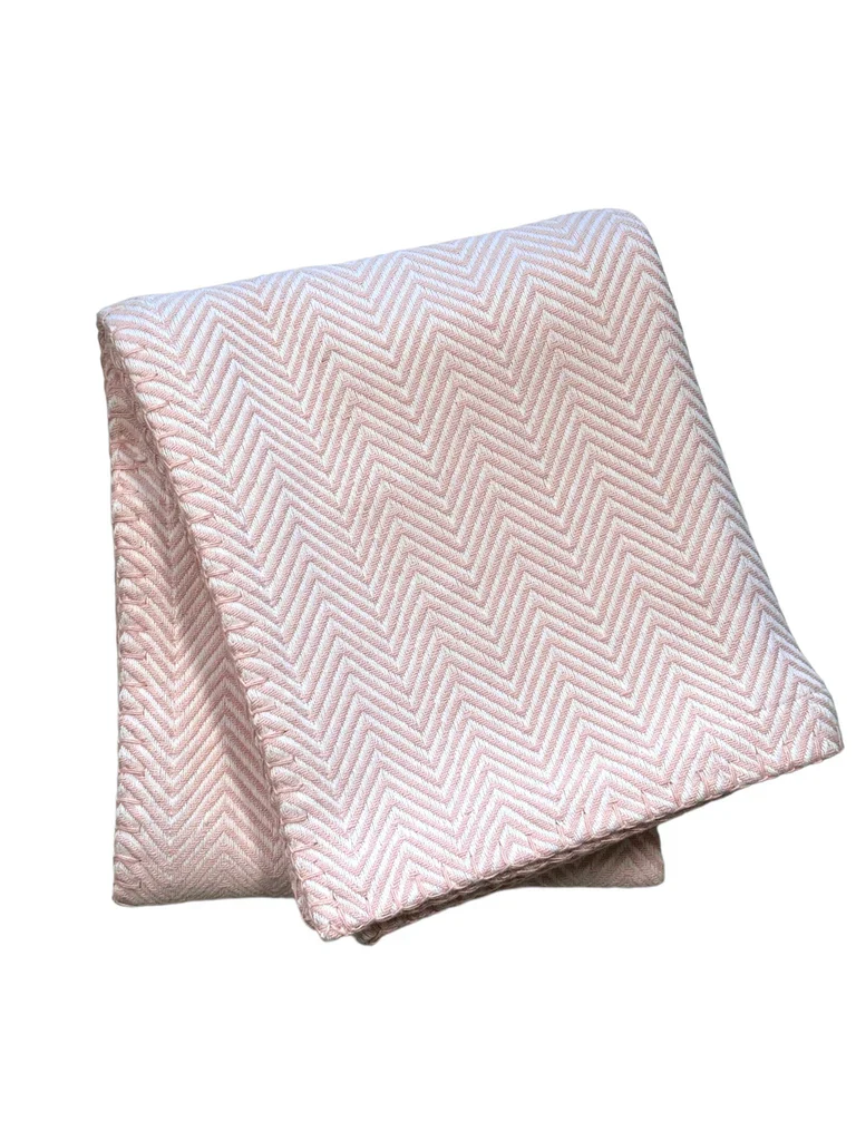 Herringbone Baby Blanket Hem with Stitched Edge - Image 5