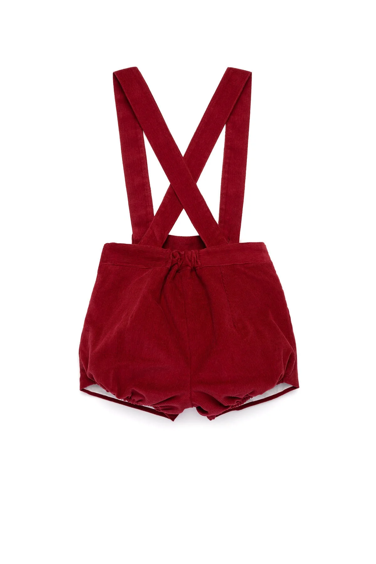 Julian Corduroy Romper in Cherry - Image 4
