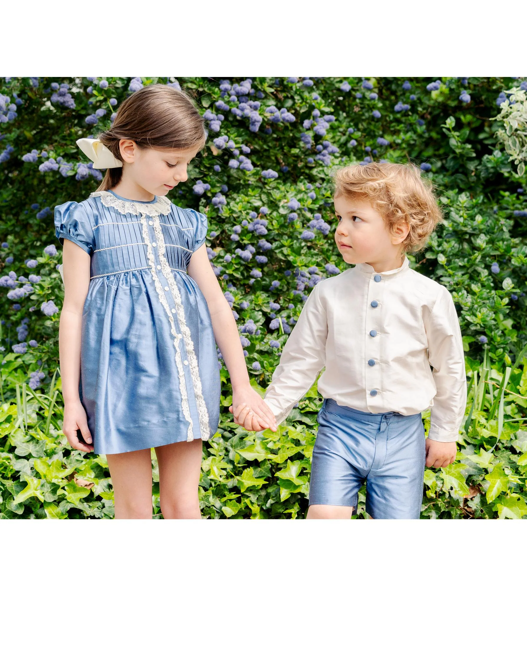 Louis Short in Silk Blue - Image 4