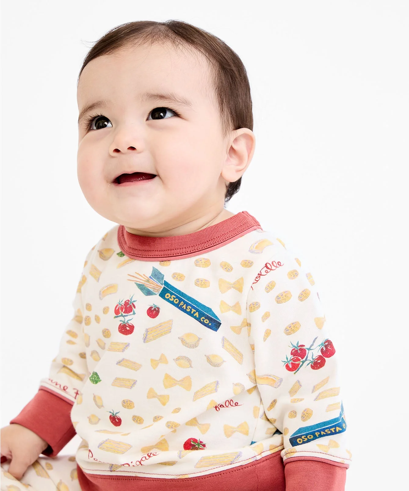 Remy Baby Sweatshirt in Basta Pasta - Image 4