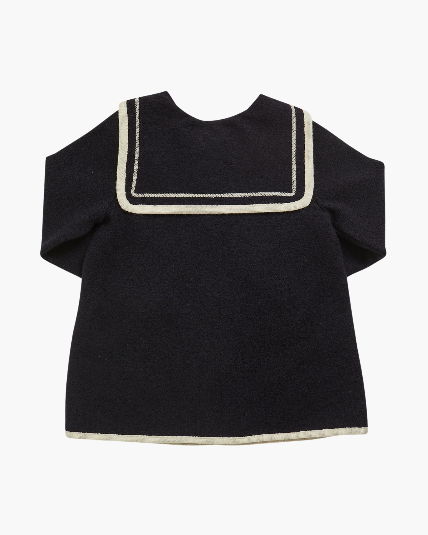 Sailor Style Coat in Navy - Image 5