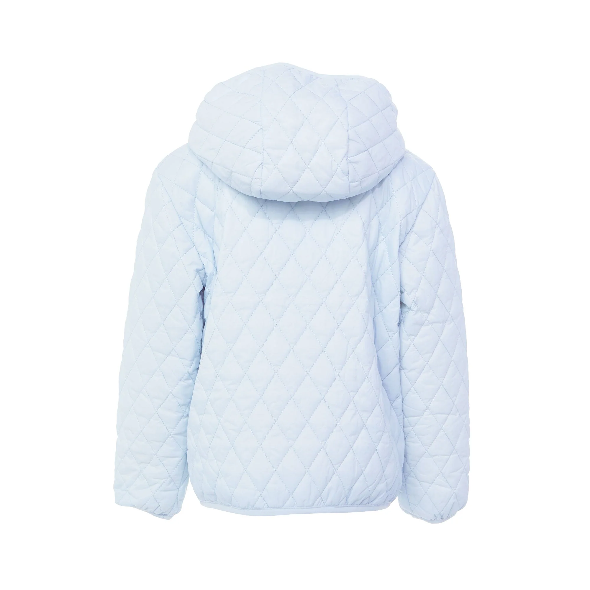 Women's Cloud Blue Quilted Puffer Jacket - Image 3