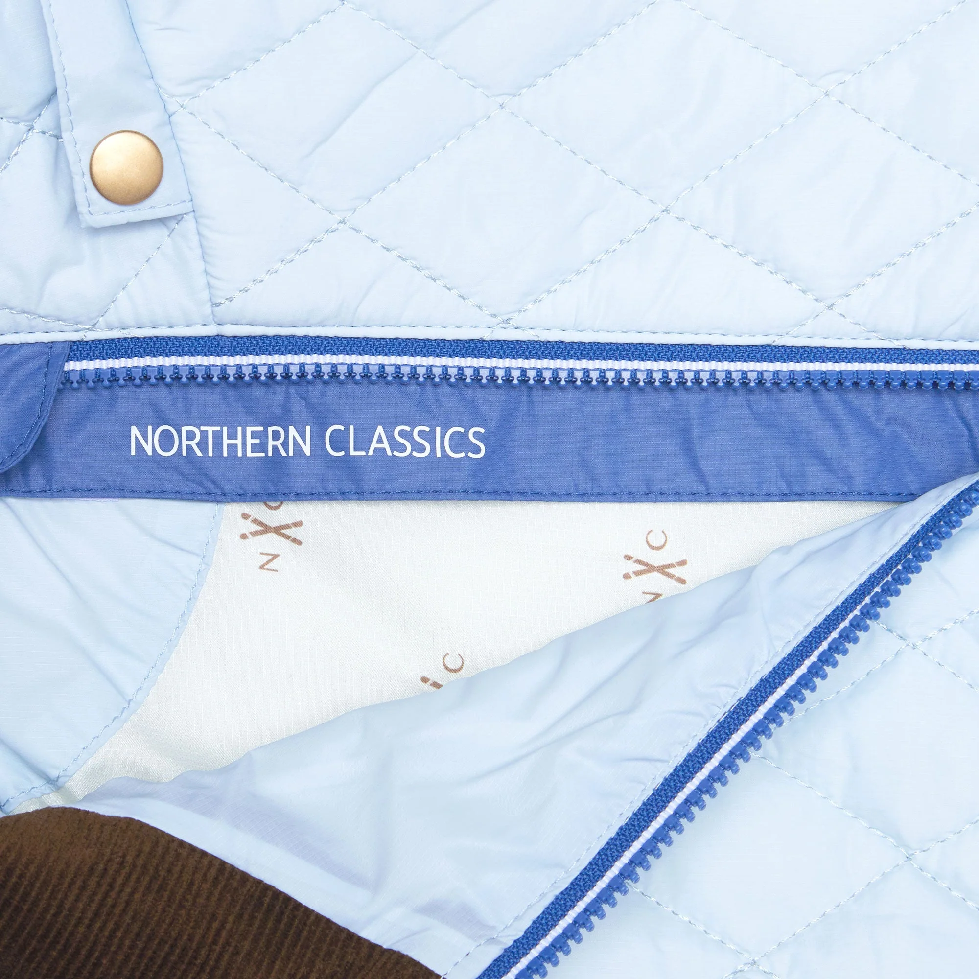 Women's Cloud Blue Quilted Puffer Jacket - Image 4